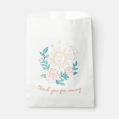 Sun Moon & Rose Magical Boho Earthy CUSTOM Geschenktütchen (Vorderseite)