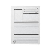 Sun Moon Single Card Tarot Reading Journal Notizblock (Rotiert)