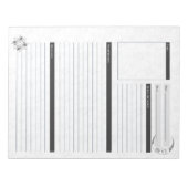 Sun Moon Single Card Tarot Reading Journal Notizblock (Vorderseite)