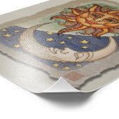 Sun Moon & Stars Fotodruck (Ecke)