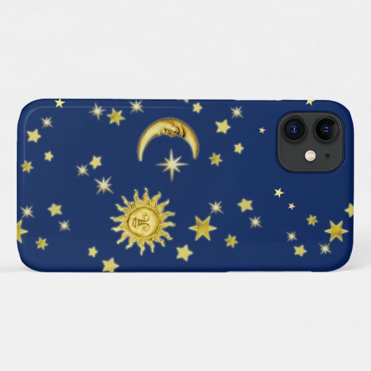 Sun, Moon & Stars 🌞 🌛 iPhone Case (Rückseite (Horizontal))