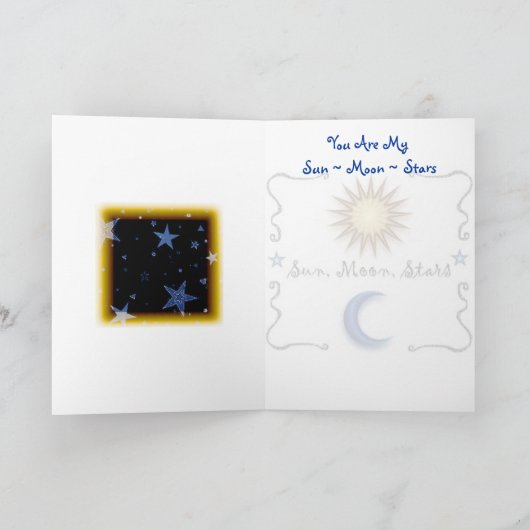 Sun Moon Stars Karte (Innenseite)