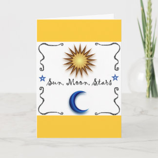Sun Moon Stars Karte