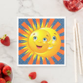 Sun Moon Stars Paper Napkins Serviette (Beispiel)