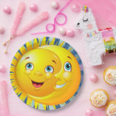 Sun Moon Stars Party Goods Paper Plate Pappteller (Party)
