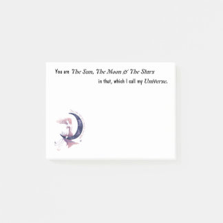 Sun Moon & Stars Post It Notes Post-it Klebezettel