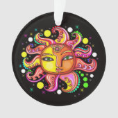 Sun Moon Stars Sunface Ornament (Vorderseite)