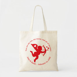 sun moon stars VALENTINE`S DAY Tragetasche