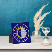 SUN & MOON Symbol - Gold Silber Fotoplatte (InSitu)