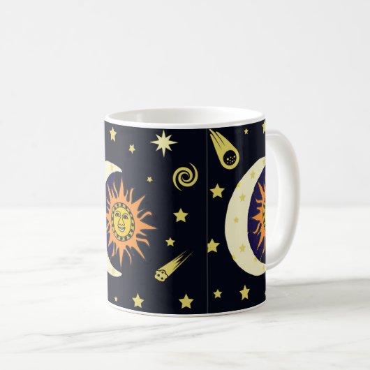 Sun Moon und Celestis Coffee Tasse (VorderseiteRechts)