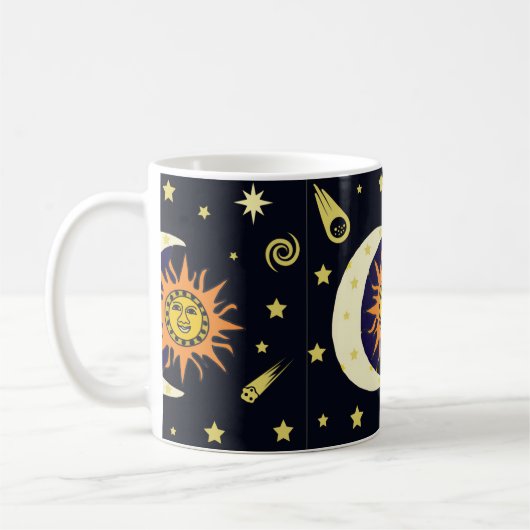 Sun Moon und Celestis Coffee Tasse (Links)