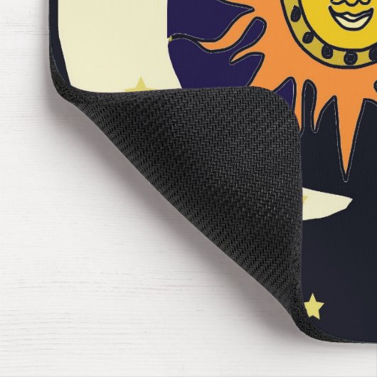 Sun Moon und Stars Mousepad (Ecke)