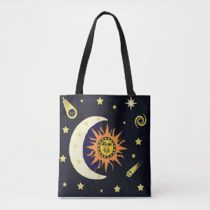 Sun Moon und Stars Tasche