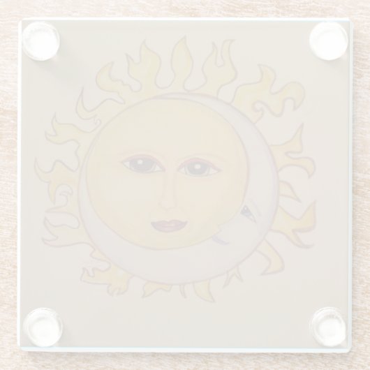 Sun Moon Untersetzer (Rückseite)