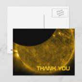 Sun & Moon Vielen Dank, Postcard Postkarte (Vorne/Hinten)