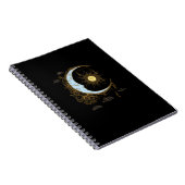 Sun Moon Vintag 90er Hexe Whimsigoth Ästhetik Notizblock (Rechte Seite)
