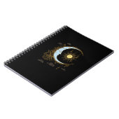 Sun Moon Vintag 90er Hexe Whimsigoth Ästhetik Notizblock (Linke Seite)