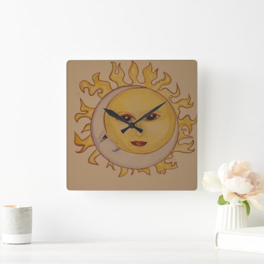 Sun Moon Wall Uhr (Zuhause)