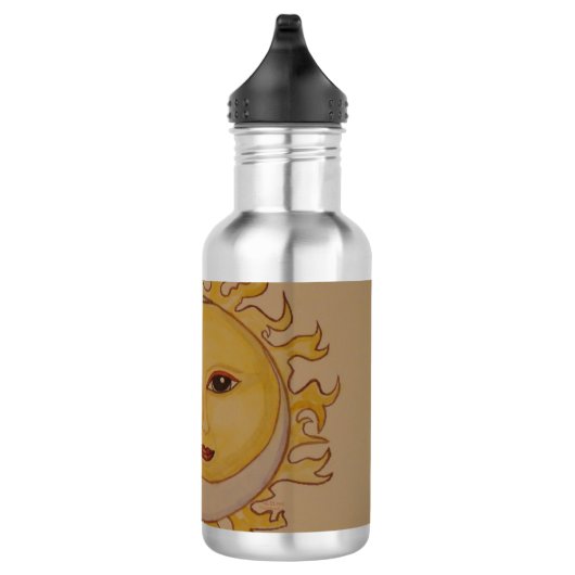 Sun Moon Water Flasche Edelstahlflasche (Rechts)