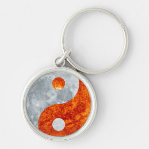 Sun & Moon Yin-Yang Asian Wisdom Series Schlüsselanhänger