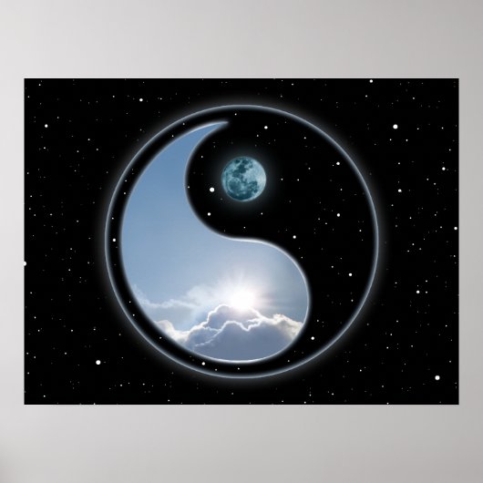 Sun-Moon Yin Yang Poster (Vorne)
