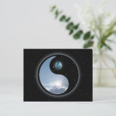Sun-Moon Yin-Yang Postkarte (Stehend Vorderseite)