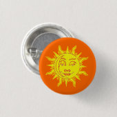 Sun-Motiv-Knopf-Button-Abzeichen Button (Vorne & Hinten)
