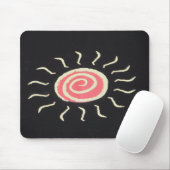 Sun Mouse Pad Mousepad (Mit Mouse)