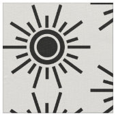 Sun Muster 02 - Schwarz Stoff (Nahaufnahme)