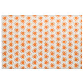 Sun-Muster - Orange auf Weiß Stoff (Yard (91,4 cm))