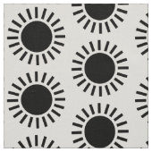 Sun Muster - Schwarz Stoff (Muster)