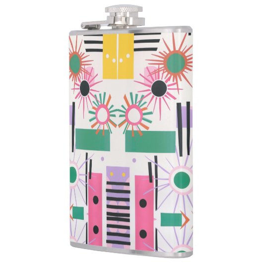 Sun Muster whimsical Flachmann (Links)