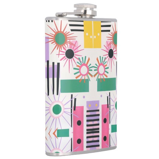 Sun Muster whimsical Flachmann (Rechts)