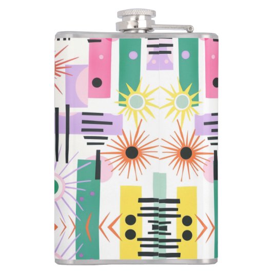 Sun Muster whimsical Flachmann (Rückseite)