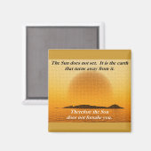 Sun Never Set Magnet (Vorderseite/Rückseite)