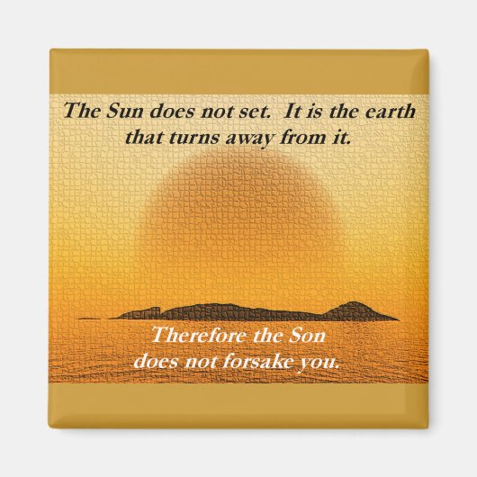Sun Never Set Magnet (Vorne)