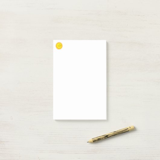 Sun Notes Post-it Klebezettel (Auf Schreibtisch)