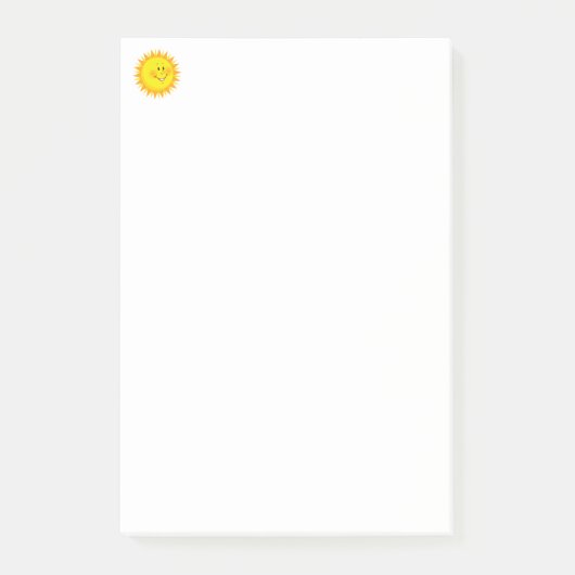 Sun Notes Post-it Klebezettel (Vorderseite)
