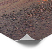 Sun on Waves Poster (Ecke)