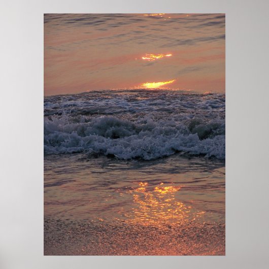 Sun on Waves Poster (Vorne)