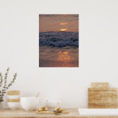 Sun on Waves Poster (Küche)