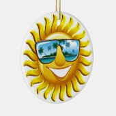 SUN Ornamenet Keramik Ornament (Rechts)