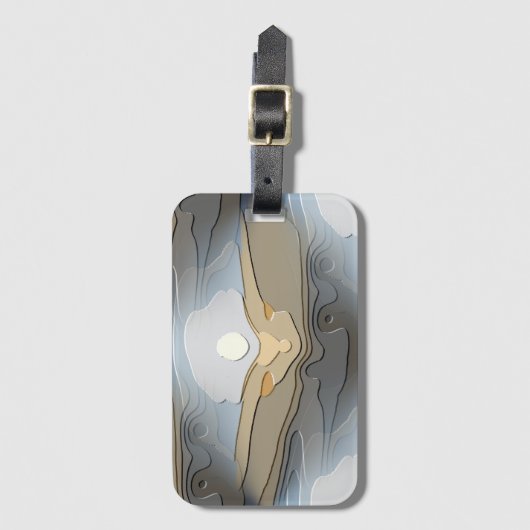 SUN OVER THE HILLS   GEPÄCKANHÄNGER (Vorderseite Vertikal)