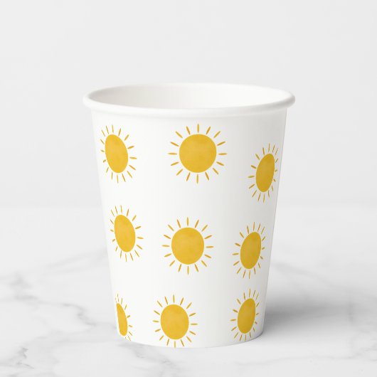 Sun Paper Cup Pappbecher (Rückseite)