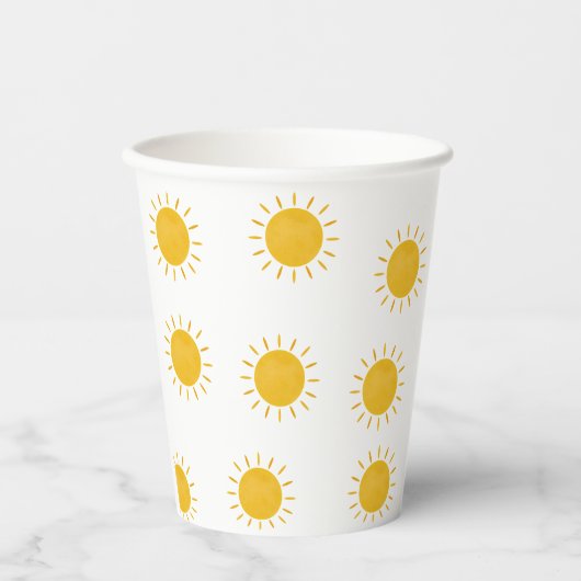 Sun Paper Cup Pappbecher (Vorderseite)