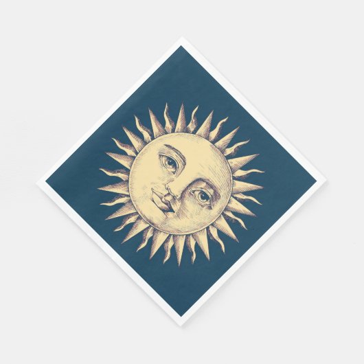 Sun Paper Napkin Serviette (Ecke)