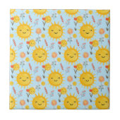 Sun Pattern Fliese (Vorderseite)