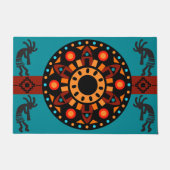 Sun Pattern Southwest Kokopelli Doormat Fußmatte (Vorderseite)
