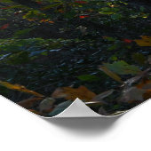 Sun Peaking durch Herbst Bäume Poster (Ecke)