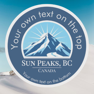 Sun Peaks British Columbia Kanada  Aufkleber